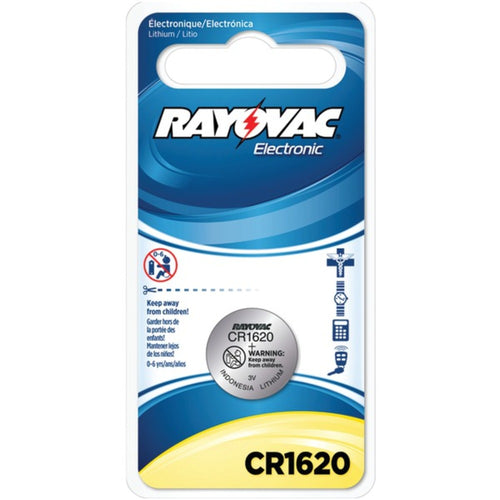 RAYOVAC(R) KECR1620-1C 3-Volt Lithium Keyless Entry Battery (1 pk; CR1