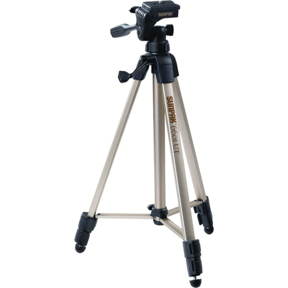 Sunpak(R) 620-060 Tripod with 3-Way Pan Head (Folded height: 20.3; Ext