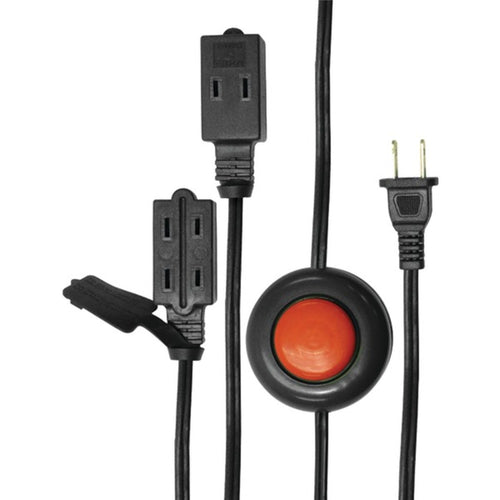 Axis(TM) 45512 2-Prong 3-Outlet Indoor Extension Cord with Foot Switch