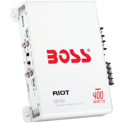 BOSS Audio Systems MR1004 Riot Series Marine Class AB Amp (4 Channels,