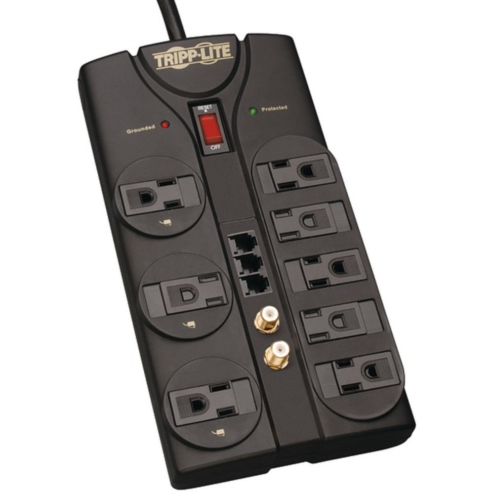 Tripp Lite(R) TLP808TELTV 8-Outlet Surge Protector (2,160 Joules; 8ft