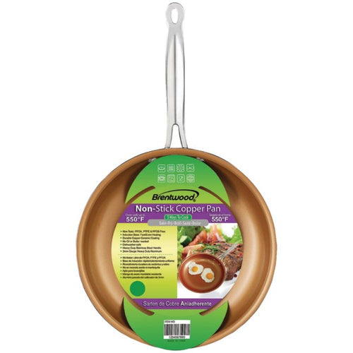 Brentwood Appliances BFP-320C Nonstick Induction Copper Fry Pan (8)