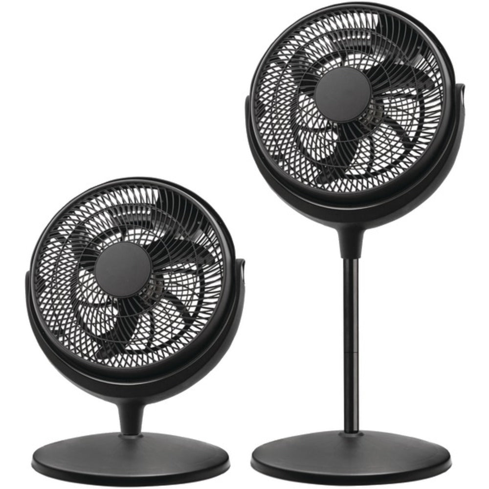 Brentwood Kool Zone F-1221B 12 2-in-1 Air Circulator Stand Fan