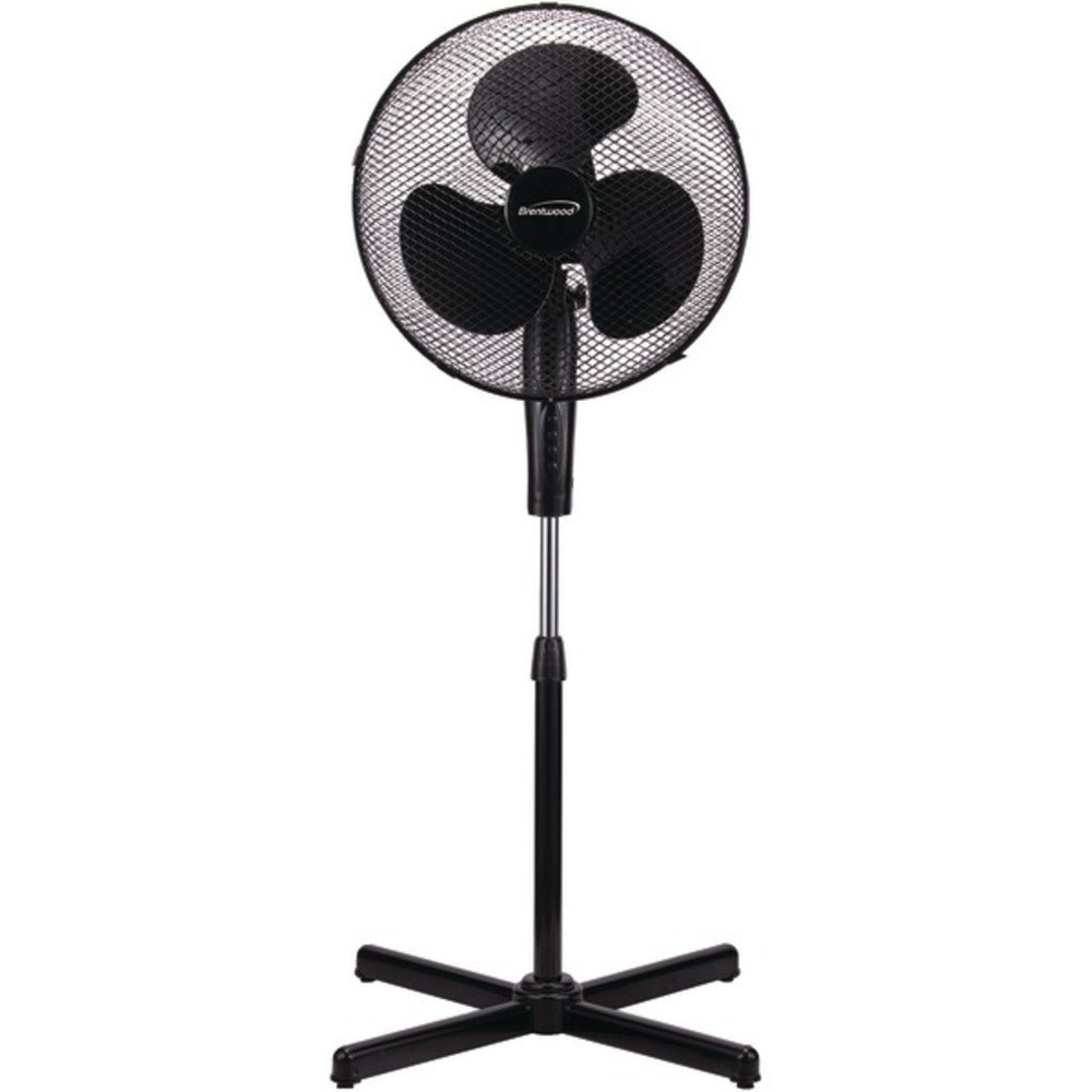 Brentwood Kool Zone F-16SMB 16 Oscillating Desk Fan (Black)
