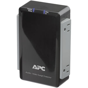 APC(R) P4V 4-Outlet Wall-Mount Surge Protector with Coaxial Protection