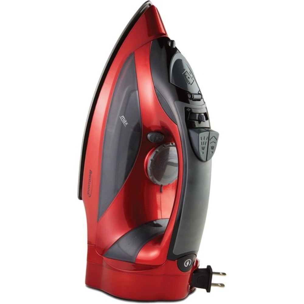 Brentwood Appliances MPI-59R Red Steam Iron with Retractable Cord