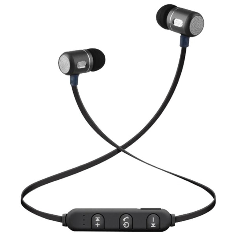 Naxa(R) NE-966 Bluetooth(R) Isolation Earphones with Metal Magnet, Mic