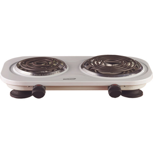 Brentwood Appliances TS-361W 1,500-Watt Double Electric Burner