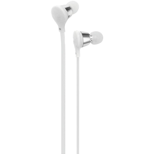 AT&T(R) EBM01-White Jive Noise-Isolating Earbuds with Microphone (Whit