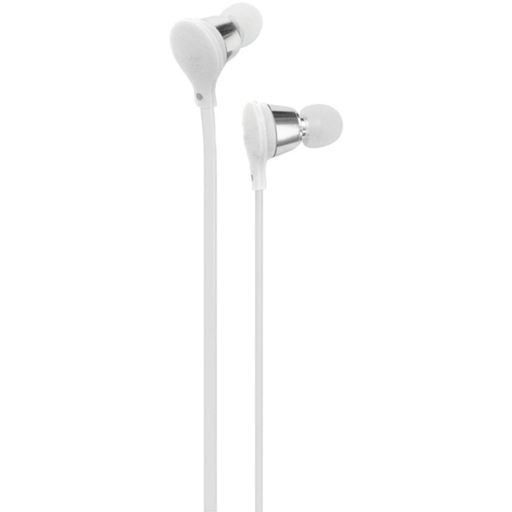 AT&T(R) EBM01-White Jive Noise-Isolating Earbuds with Microphone (Whit