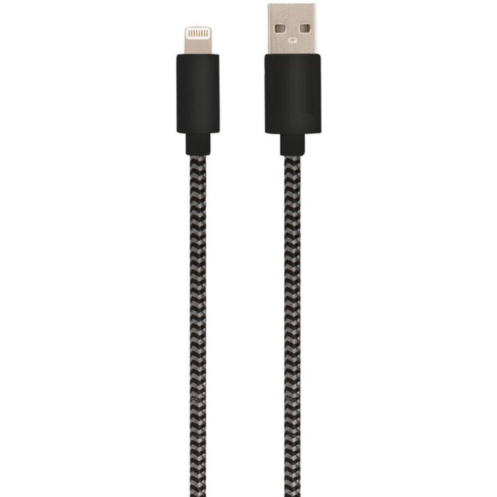 Helix ETHLTBLK Charge & Sync USB Cable with Lightning Connector, 5ft (