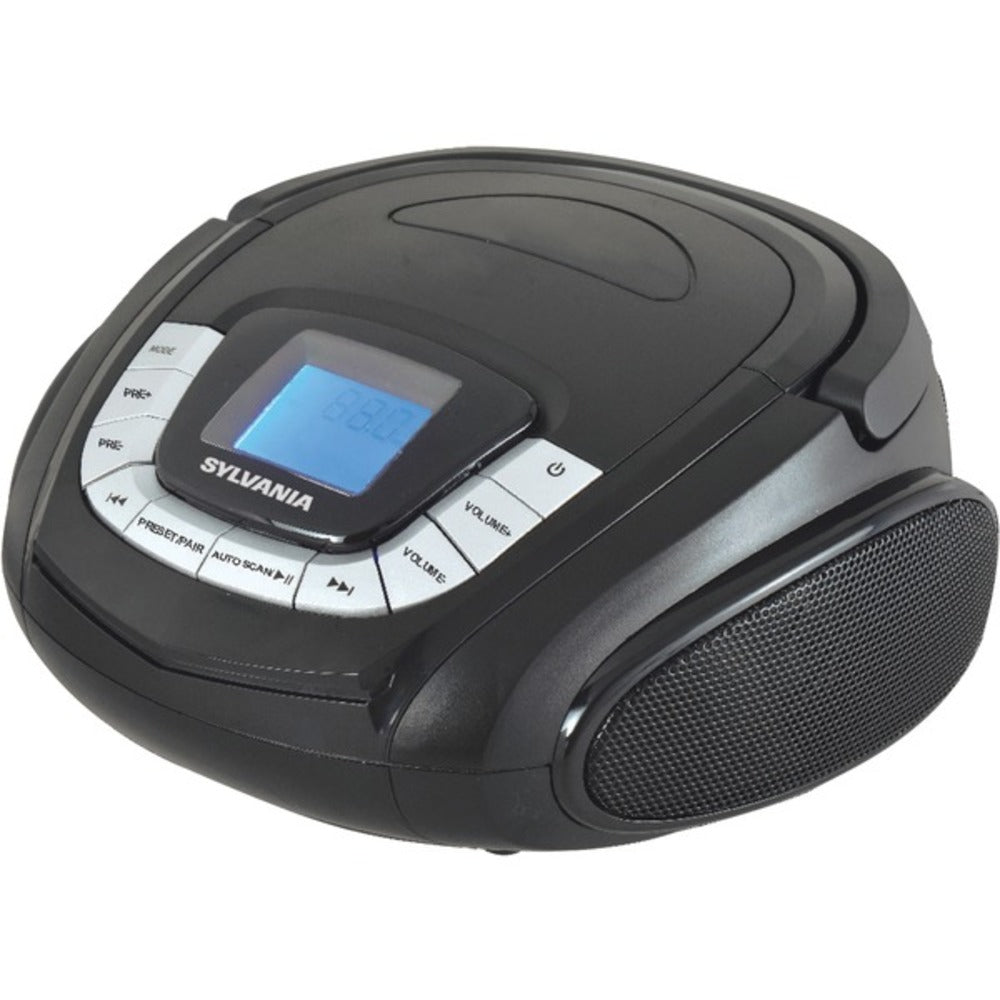 SYLVANIA(R) SRC1227BT Portable FM Radio & CD Player Bluetooth(R) Boom