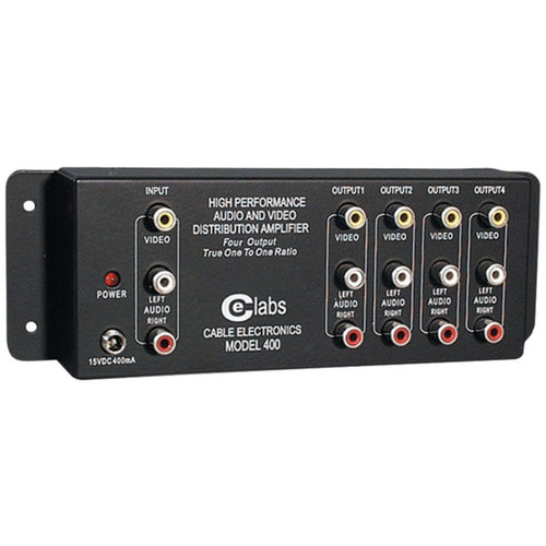 CE labs(R) AV 400 Prograde Composite A/V Distribution Amp (1 input - 4