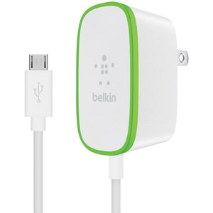 Belkin(R) F7U009tt06-WHT Home Charger with Hardwired 6ft Micro USB Cha