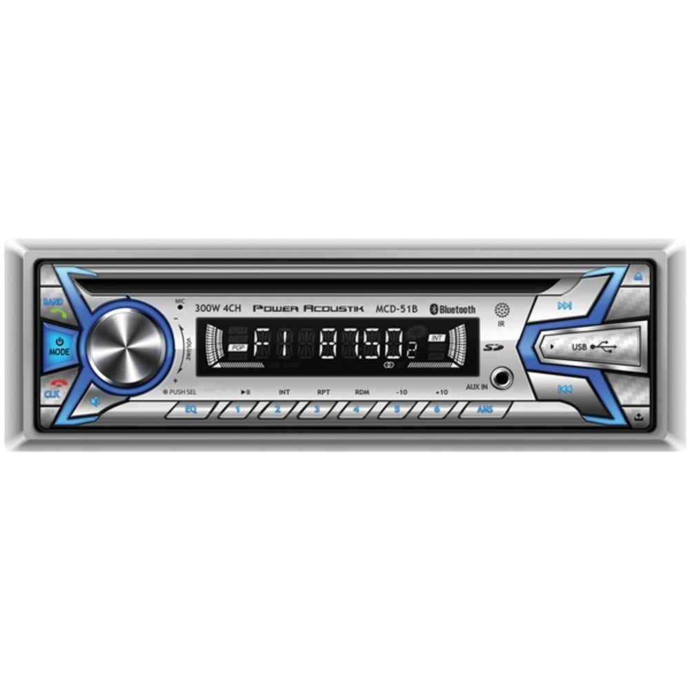 Power Acoustik(R) MCD1265 Marine Audio Upgrade Bundle with Single-DIN