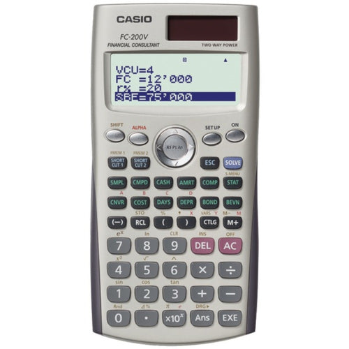 CASIO(R) FC-200V Financial Calculator
