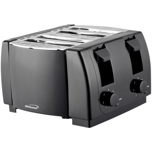 Brentwood Appliances TS-285 Cool Touch 4-Slice Toaster (Black)