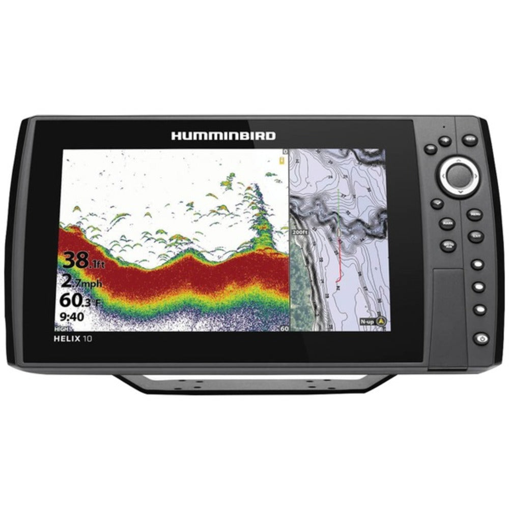 Humminbird 410870-1 HELIX 10 CHIRP GPS G3N Fishfinder with Bluetooth &