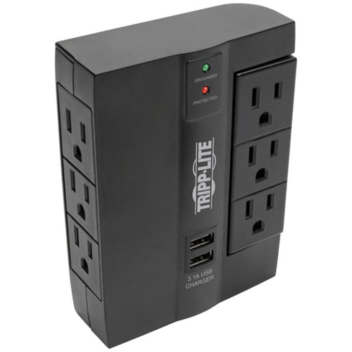 Tripp Lite SWIVEL6USB Protect It! 6-Outlet Surge Protector with 3 Rota