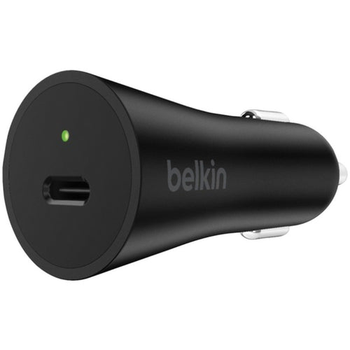 Belkin F7U026bt04-BLK USB-C Car Charger with 4ft USB-C Cable