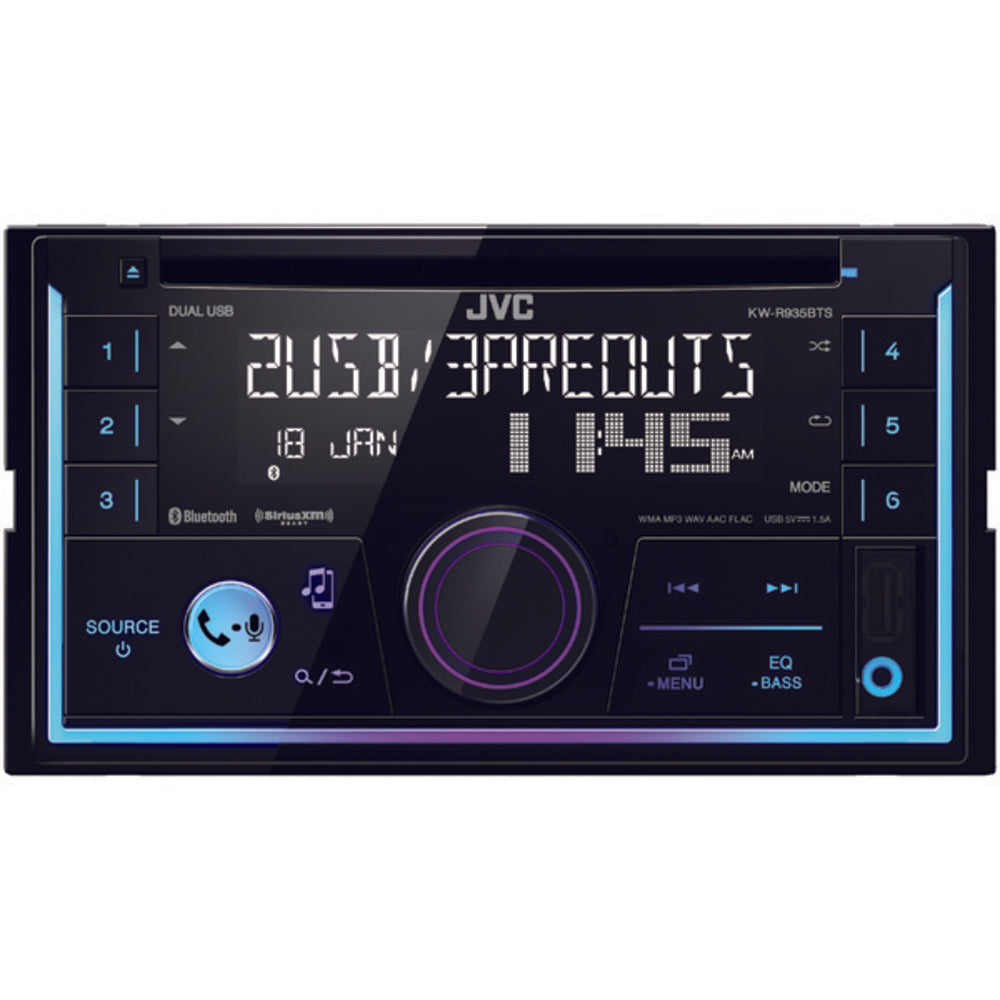 JVC Mobile KW-R935BTS KW-R935BTS Double-DIN In-Dash AM/FM CD Receiver
