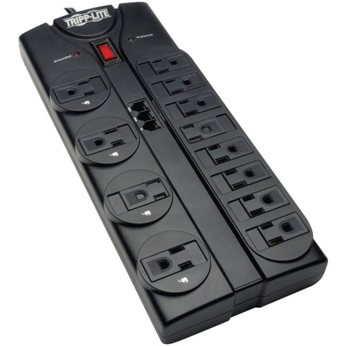 Tripp Lite TLP1208TEL Protect It! 12-Outlet Power Strip Surge Protecto