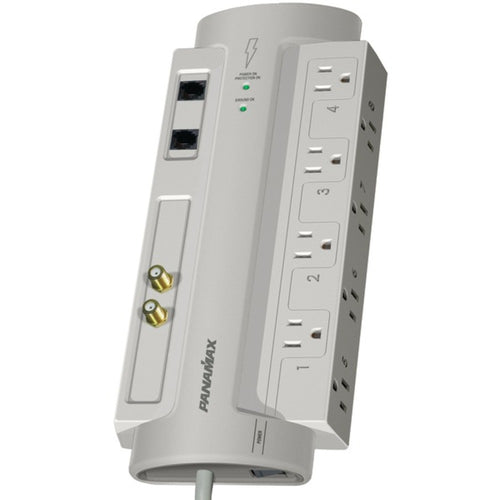 Panamax SP8-AV 8-Outlet SP8-AV SurgeProtector 8 with Coaxial & Telepho