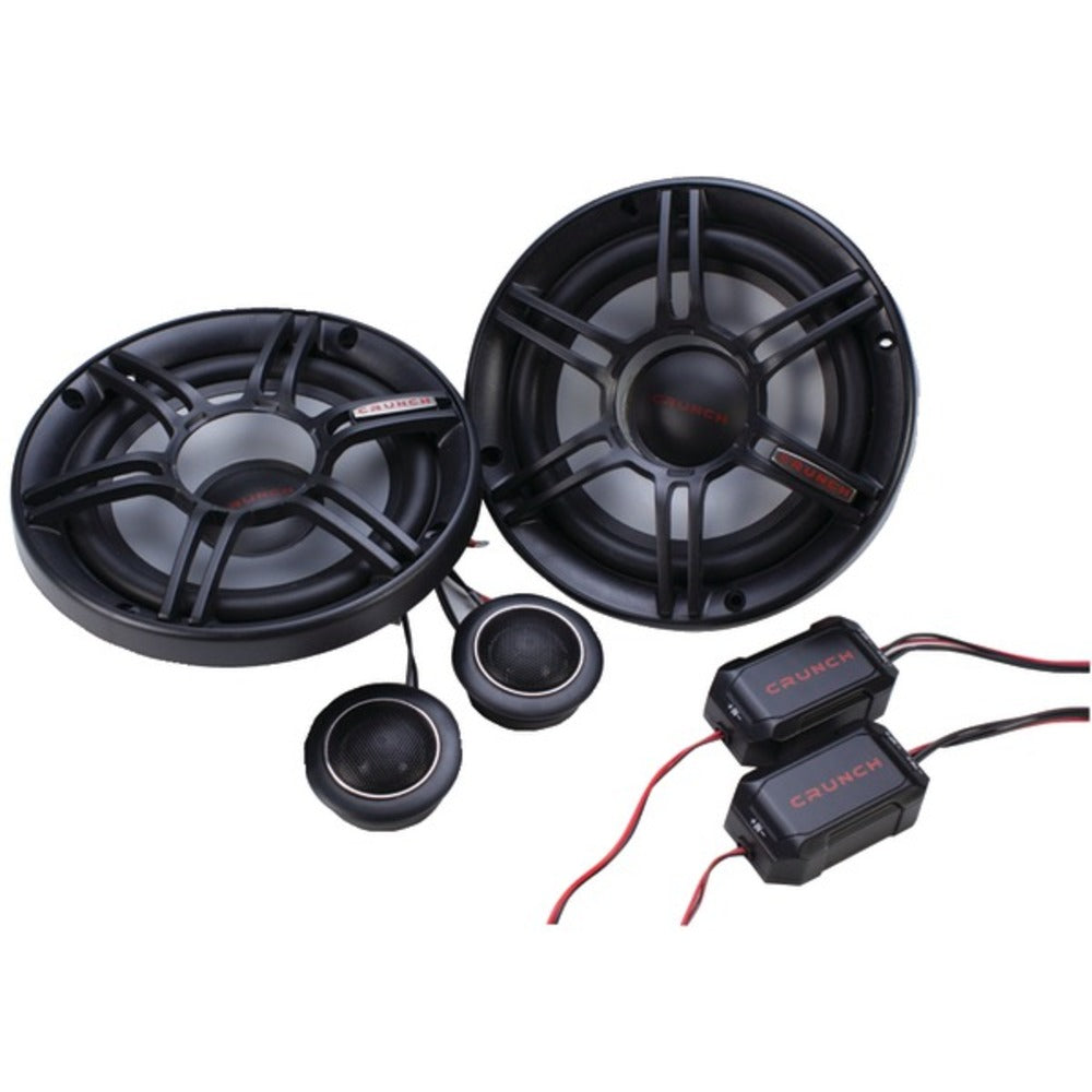 Crunch(R) CS65C CS Series 6.5 300-Watt 2-Way Component Speaker System