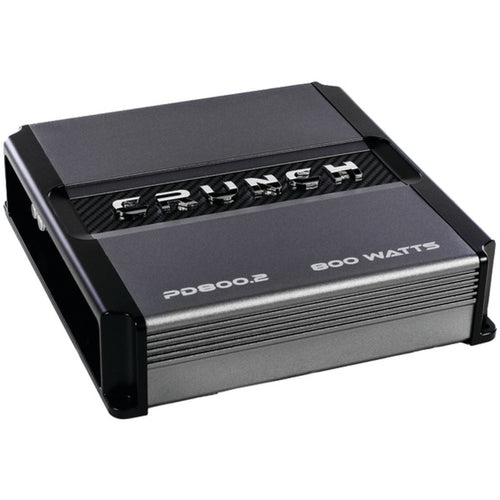 Crunch(R) PD 800.2 POWER DRIVE 2-Channel Bridgeable Class AB Amp (800
