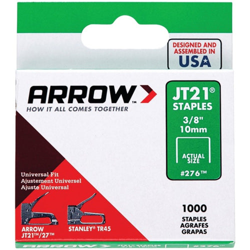 Arrow 27624 Thin Wire Staples, 1,000 pk (3/8)