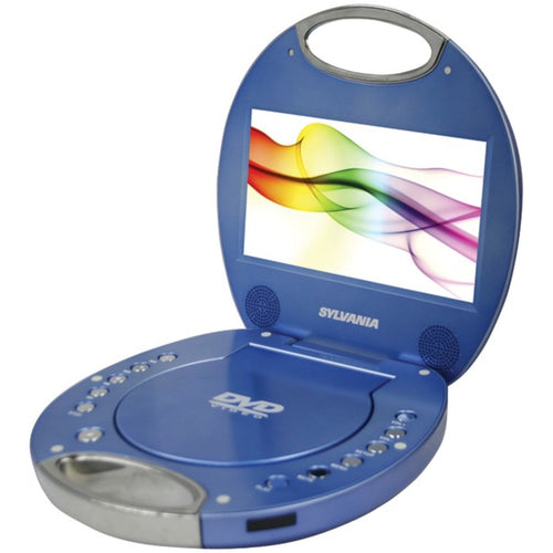 SYLVANIA(R) SDVD7046-BLUE 7 Portable DVD Players with Integrated Handl