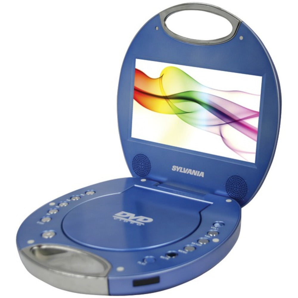 SYLVANIA(R) SDVD7046-BLUE 7 Portable DVD Players with Integrated Handl