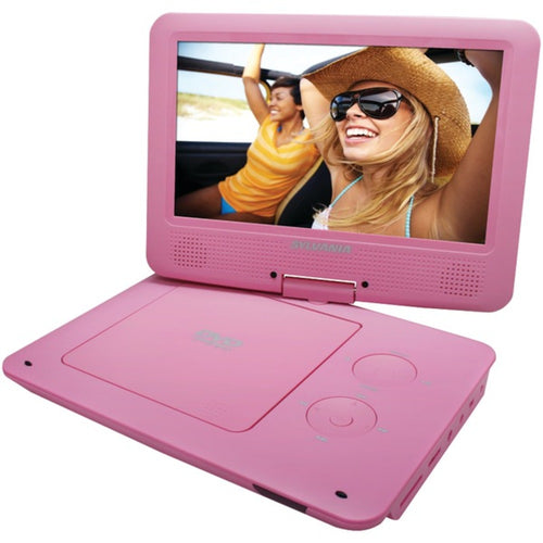 SYLVANIA(R) SDVD9020B-PINK 9 Portable DVD Players with 5-Hour Battery