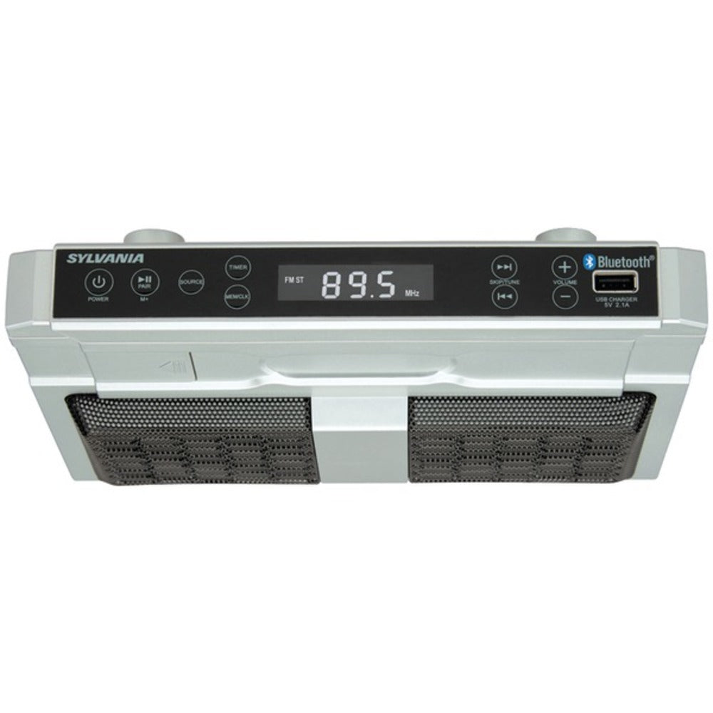 SYLVANIA(R) SKCR2810BT Bluetooth(R) Under-Cabinet Kitchen Radio