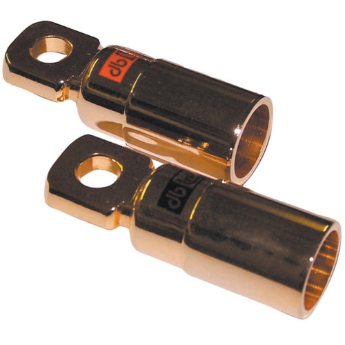 DB Link RTG4 5/16 Gold Ring Terminals, 2 pk (4 Gauge)