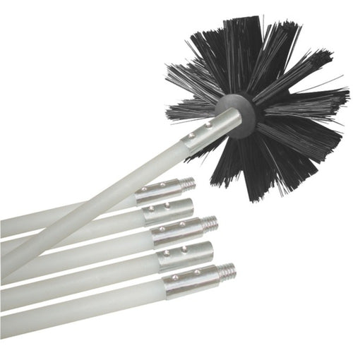 Deflecto(R) DVBRUSH12K/6 12ft Dryer-Duct Cleaning Kit