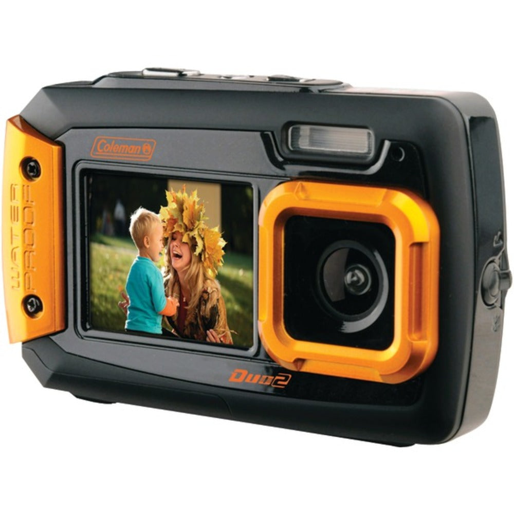 Coleman(R) 2V9WP-O 20.0-Megapixel Duo2 Dual-Screen Waterproof Digital