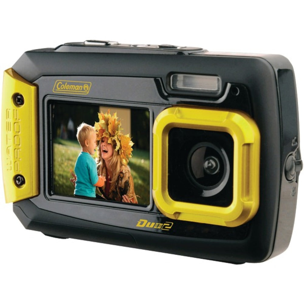 Coleman(R) 2V9WP-Y 20.0-Megapixel Duo2 Dual-Screen Waterproof Digital
