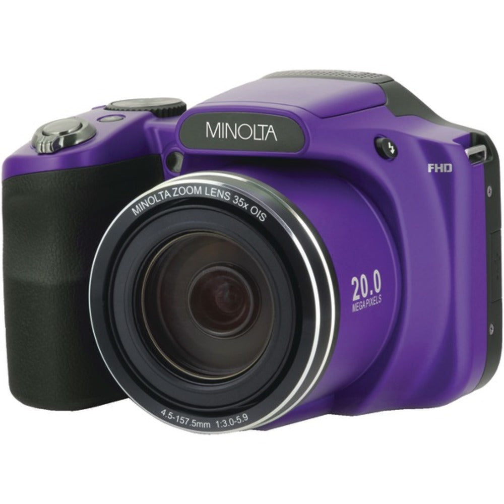 Minolta(R) MN35Z-P 20.0-Megapixel 1080p Full HD Wi-Fi(R) MN35Z Bridge