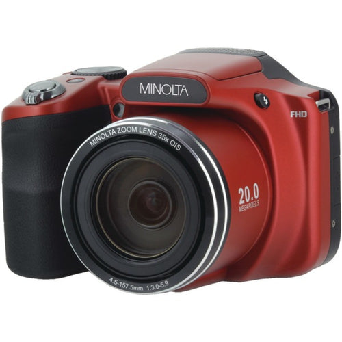 Minolta(R) MN35Z-R 20.0-Megapixel 1080p Full HD Wi-Fi(R) MN35Z Bridge