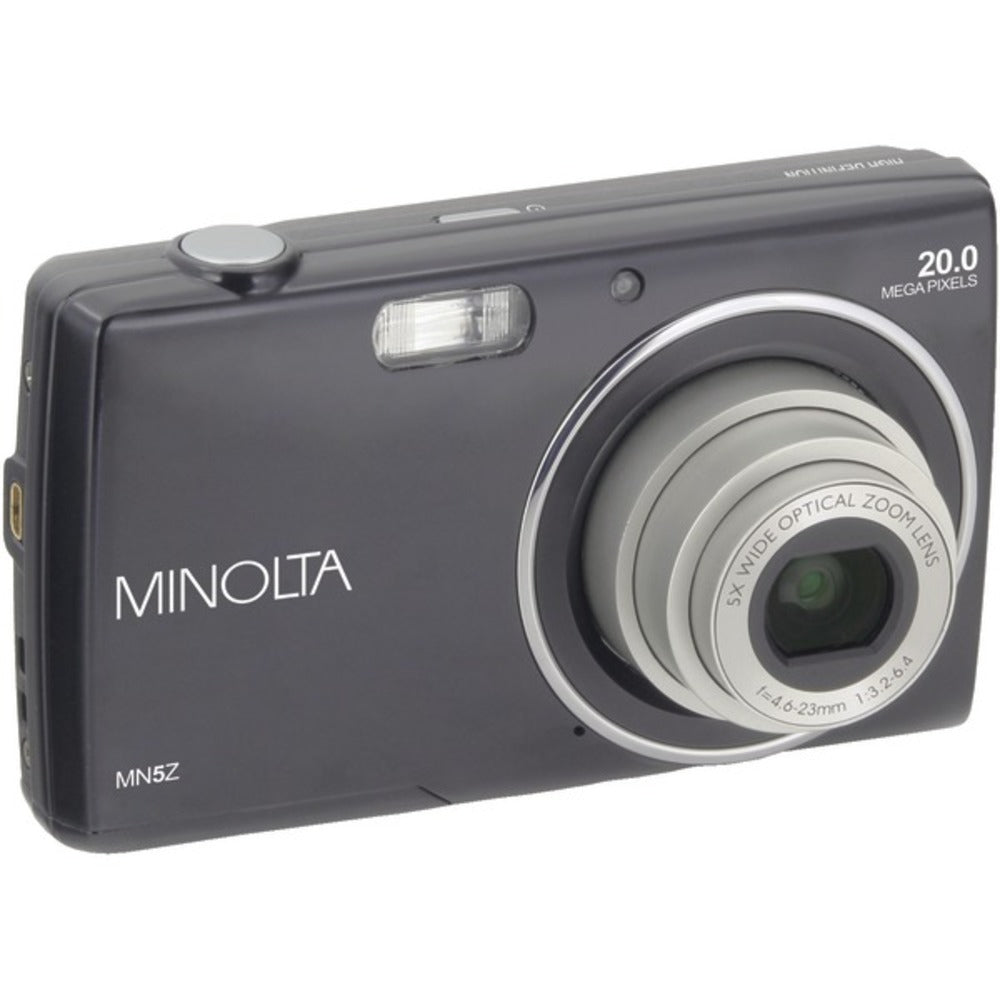 Minolta(R) MN5Z-BK 20.0-Megapixel MN5Z HD Digital Camera with 5x Zoom