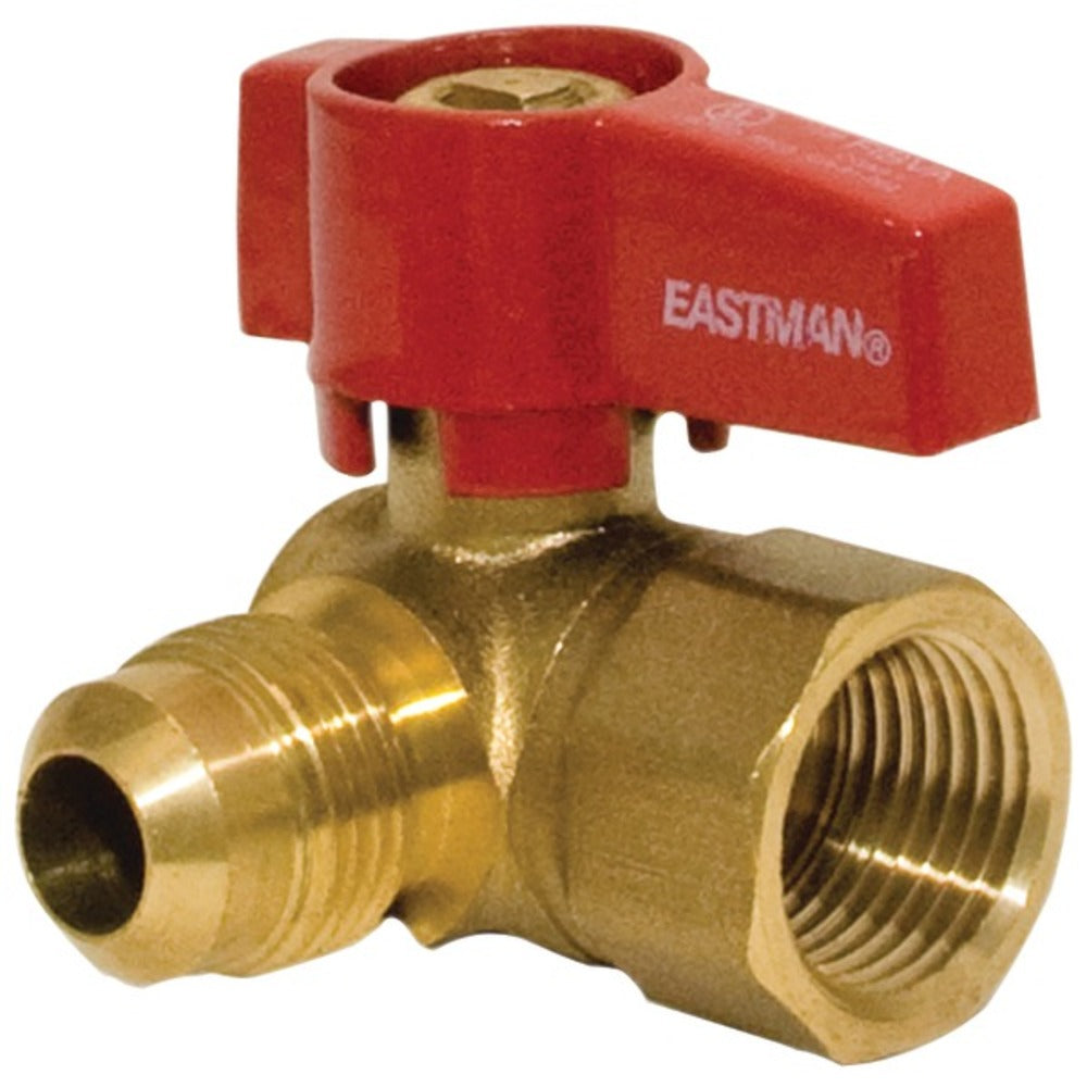 No Logo 60034 1/2 OD Flare x 1/2 FIP Brass Gas Ball Valve