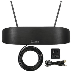ANTOP(R) Antenna Inc. AT-217B AT-217B Bow Smartpass Amplified TV/FM An