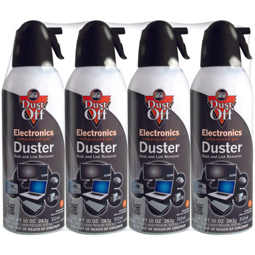Dust-Off(R) DPSXL4A 10oz Electronics Dusters, 4 pk