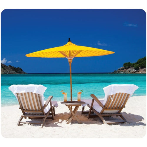 Fellowes(R) 5916301 Recycled Mouse Pad (Caribbean Beach)