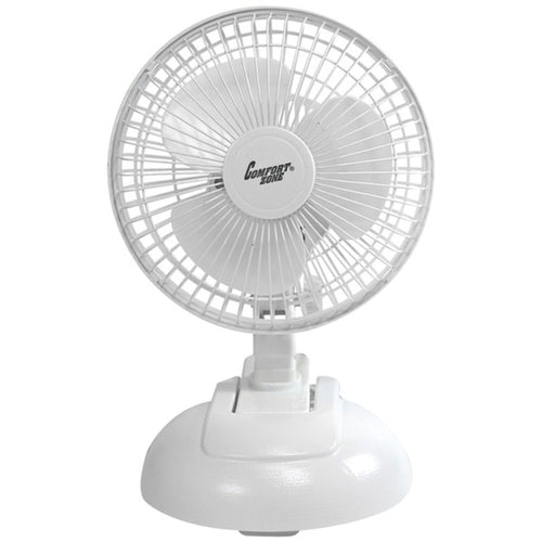Comfort Zone(R) CZ6XMWT 6 2-in-1 Combo Clip-on & Desk Style Fan