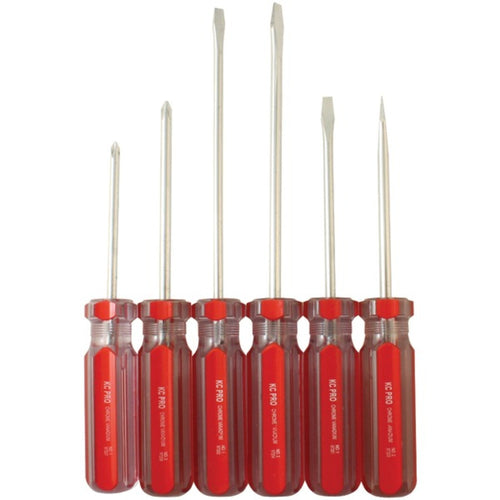 KC 97214 6-Piece Chrome Vanadium Screwdriver