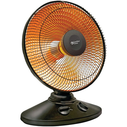 Comfort Zone(R) CZ998 Oscillating Parabolic Dish Radiant Heater