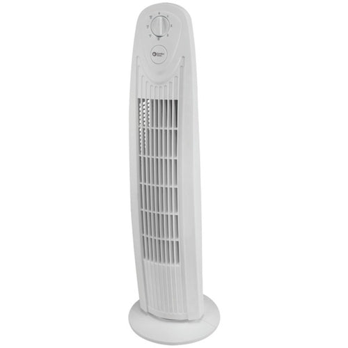 Comfort Zone(R) CZTF329WT 29 Oscillating 3-Speed Tower Fan