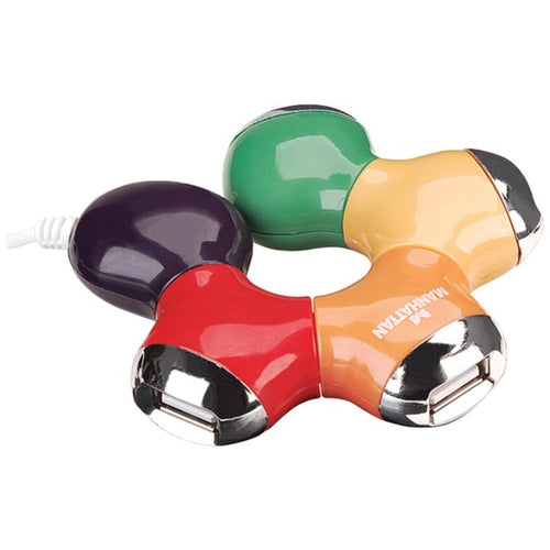 Manhattan(R) 161053 4-Port USB 2.0 Flex Hub